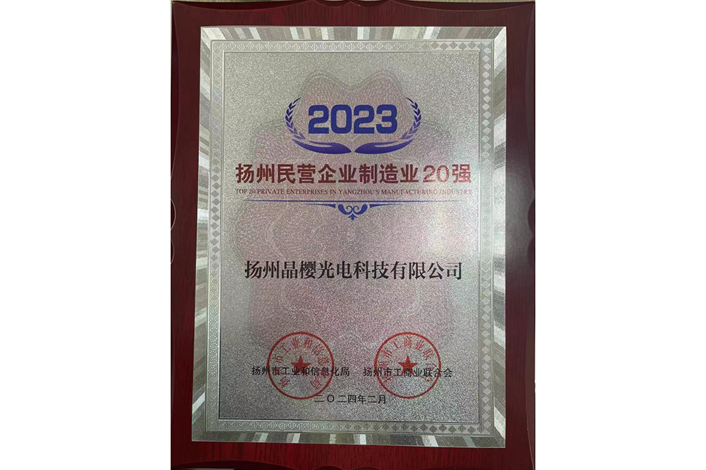 民营企业制造业20强